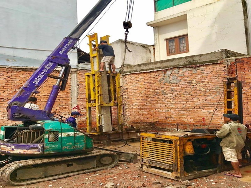 Tìm hiểu quy trình ép cọc neo trong các công trình xây dựng