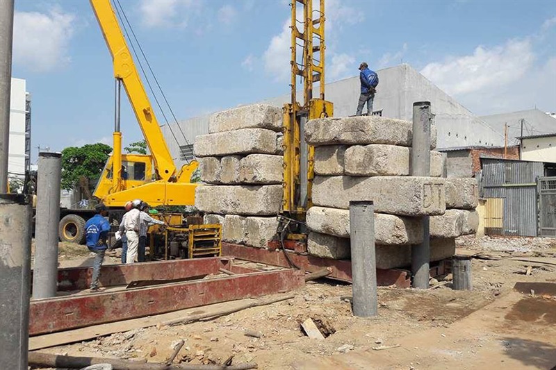 Hướng dẫn cách tính số lượng cọc ép cho nhà phố chính xác