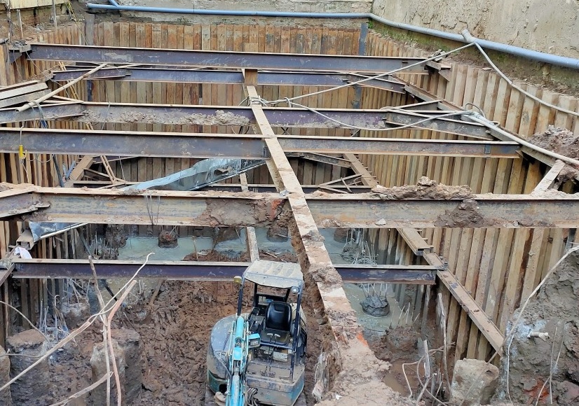 Xây dựng Thăng Long - Đơn vị thi công ép cọc cừ, làm văng chống uy tín, giá tốt