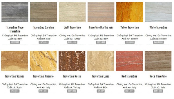 đá Travertine
